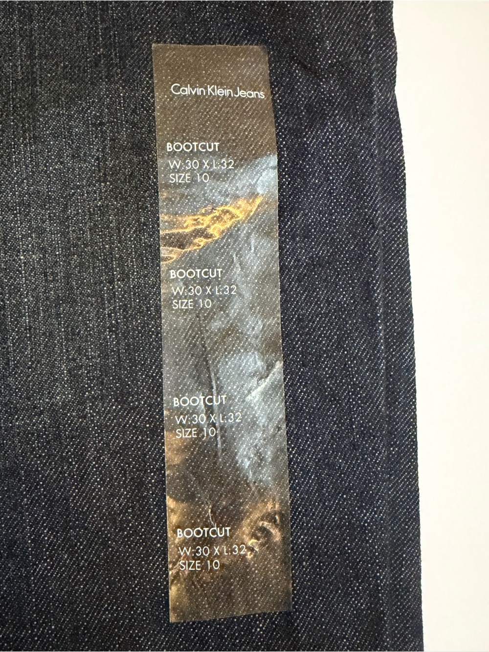 Calvin Klein Jeans Women’s Dark Indigo Boot Cut Denim - Picture 2 of 8